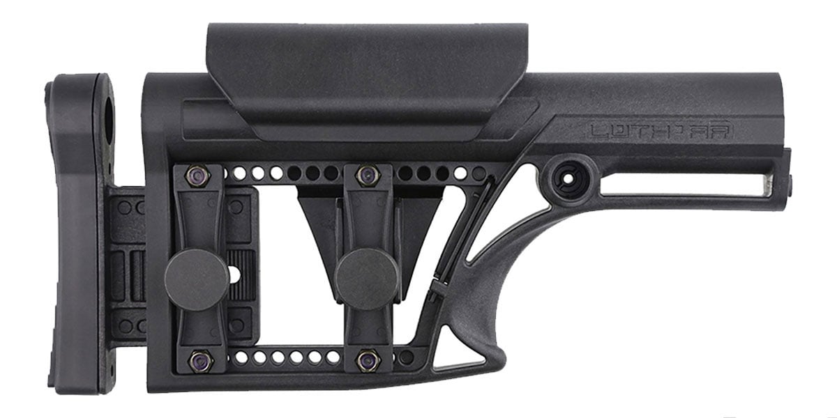 Luth-AR AR-15 MBA-1 Modular Buttstock Assembly Polymer Black