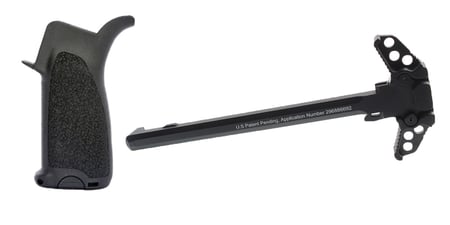 Omega Deals - BCM Gunfighter Black Mod 3 Grip + United Defense AR-15 "Holy" Ambidextrous Charging Handle
