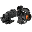 LEOS + DELTA Red Dot Kit – Includes Red Dot Sight & 3x Magnifier – Red
