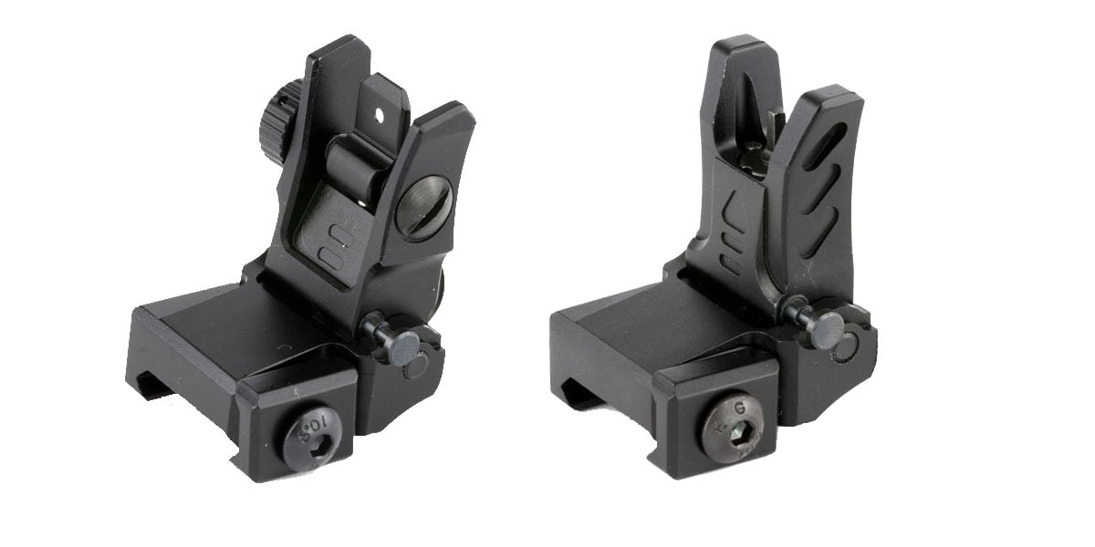 Leapers, Inc. - UTG Low Profile Flip-Up Front Sight and Rear Sight Combo