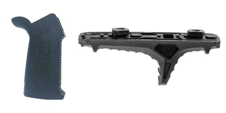 Omega Deals Spike's Tactical AR-15 Pro Grip Polymer Matte Black + Strike Industries LINK Anchor Polymer Hand Stop