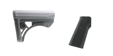 Omega Deals Stock and Pistol Grip Furniture Set: Featuring Leapers + Hogue