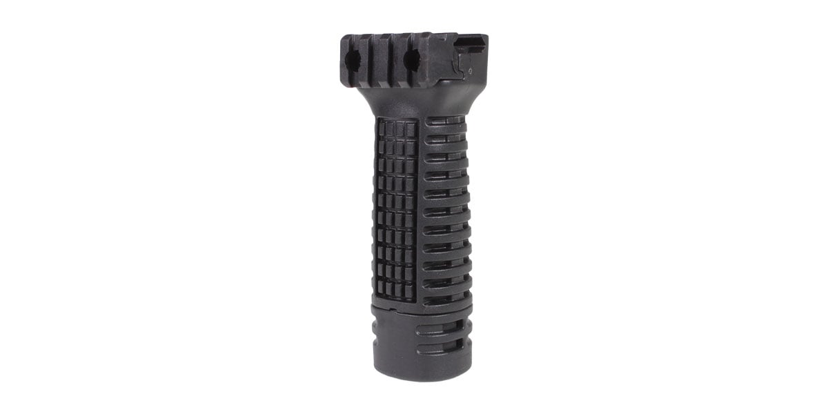 NcSTAR Utility Vertical Foregrip with Storage Compartment, Black Polymer, For Picatinny Rail