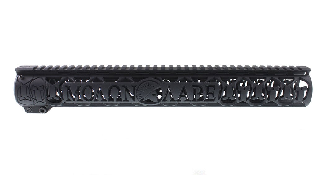 Unique AR Slim Molon Labe AR-15 Handguard – 15"