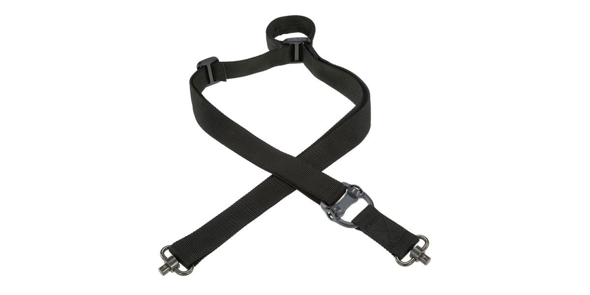 Quick Adjust Two Point Sling, Integral QD Swivels, Black