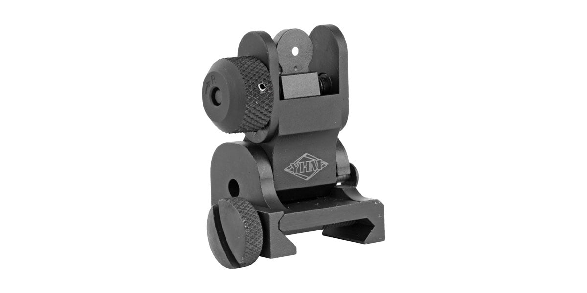 Yankee Hill YHM Flip Up Rear Sight, Black