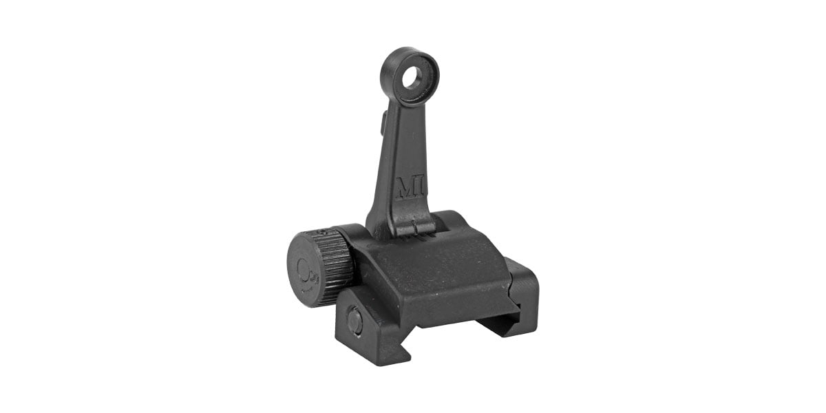 Midwest Industries Rifle Rear Flip-up Sight, Mil-Spec