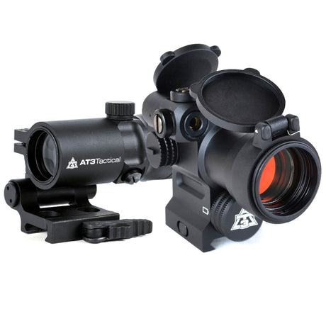 4x Magnified Red Dot with Laser Sight Kit – Includes Red Dot with Laser Sight & 4x Magnifier – Red