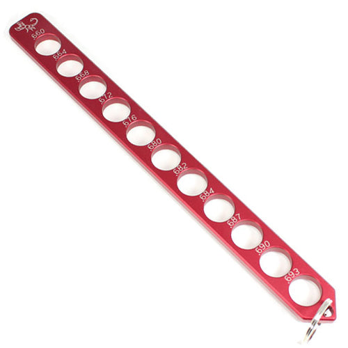 Ball Gauge, Precision Billet – Red