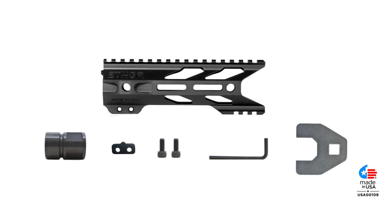 STNGR HWK® M-LOK Free Float AR-15 Handguard – OD Green — alternate view 9