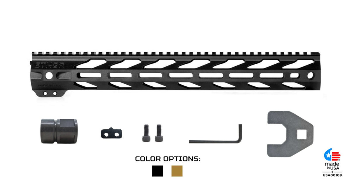 STNGR VYPR® M-LOK Free Float AR-15 Handguard – Black