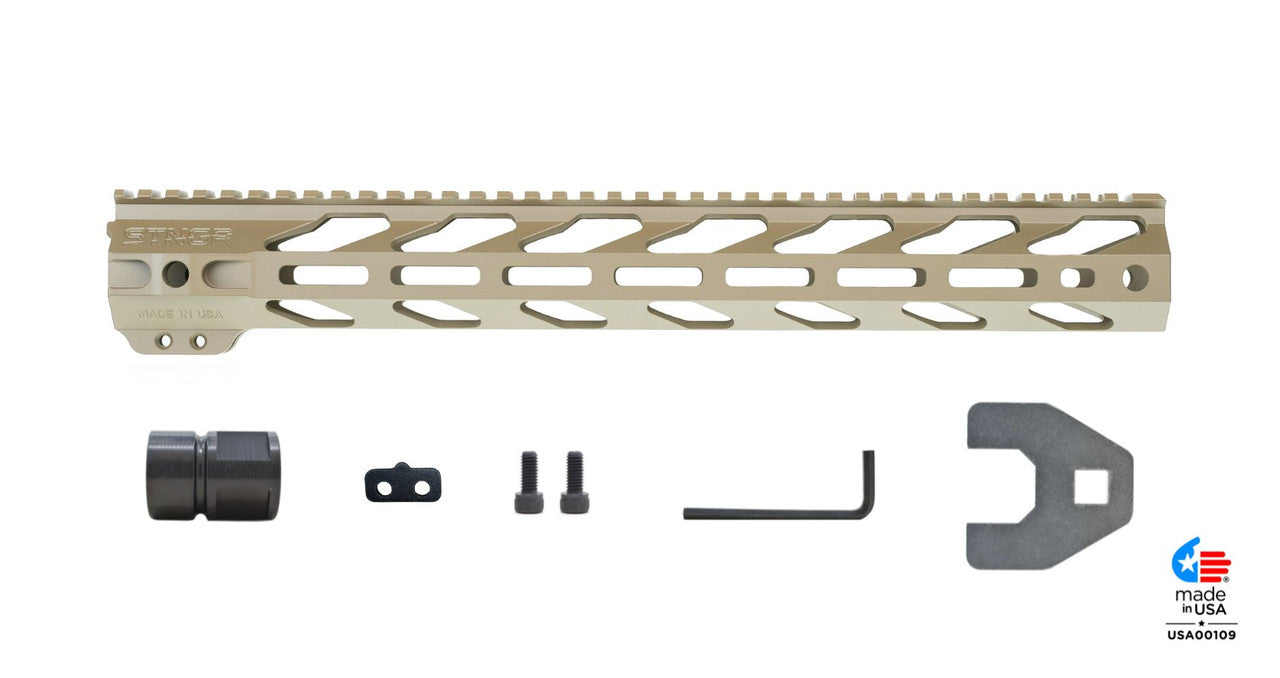 STNGR VYPR® M-LOK Free Float AR-15 Handguard – OD Green — alternate view 10