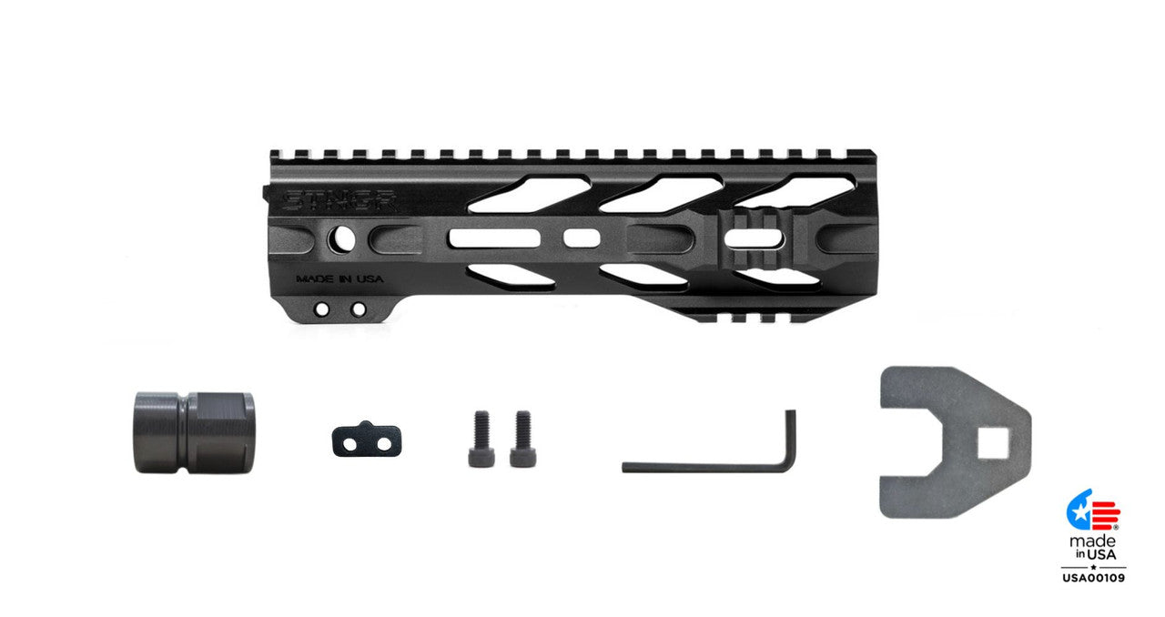 STNGR RPTR® M-LOK Free Float AR-15 Handguard – OD Green — alternate view 9