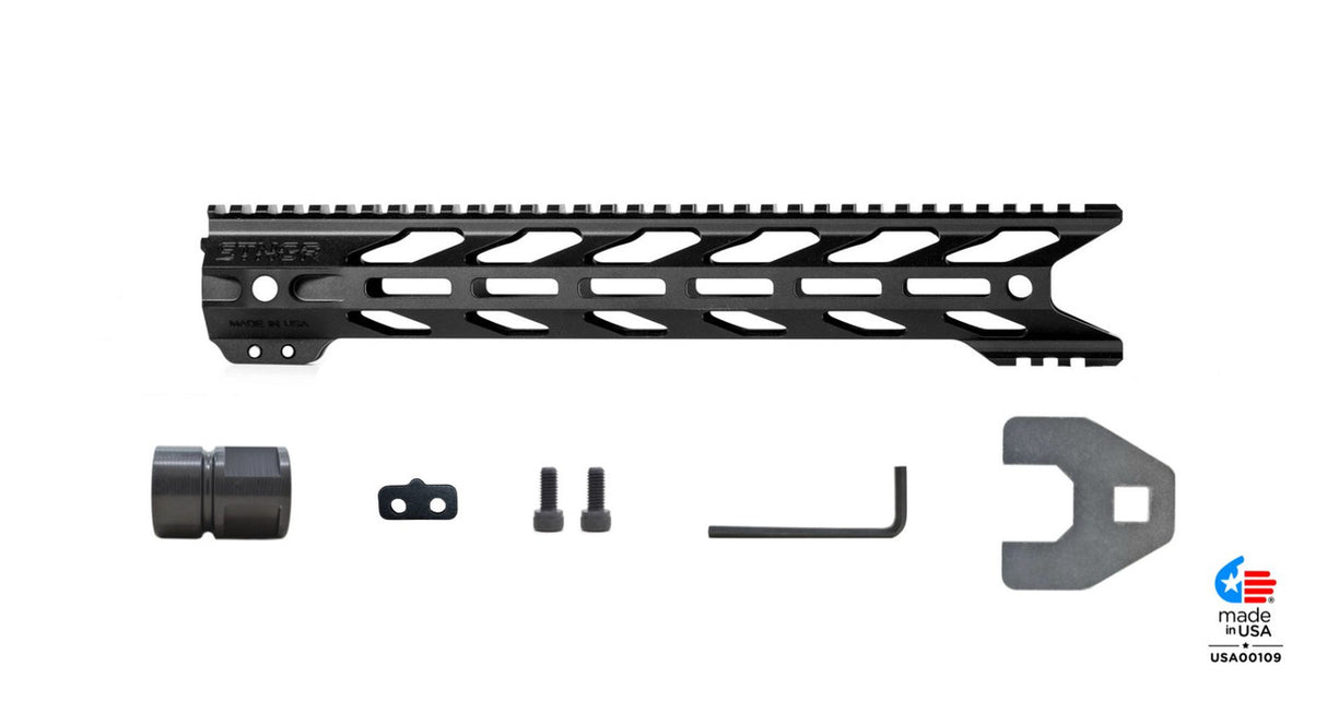 STNGR HWK® M-LOK Free Float AR-15 Handguard – OD Green — alternate view 11