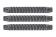 M-LOK Rail Cover Panels – Gecko and Cyclops – Black Gecko (3-Pack)