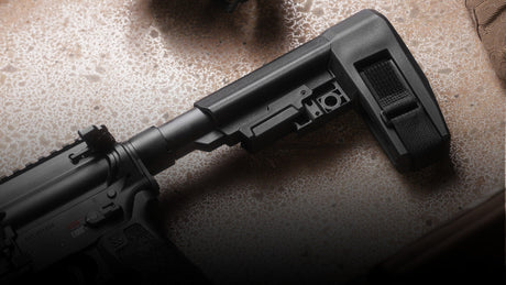 SB Tactical x Die Free Co. SBA6 pistol stabilizing brace homepage hero