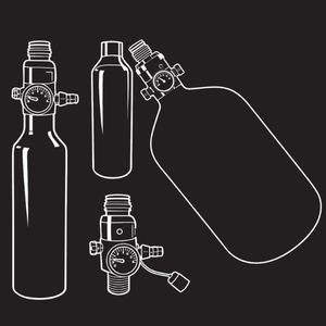 HPA tanks, regulators and air systems