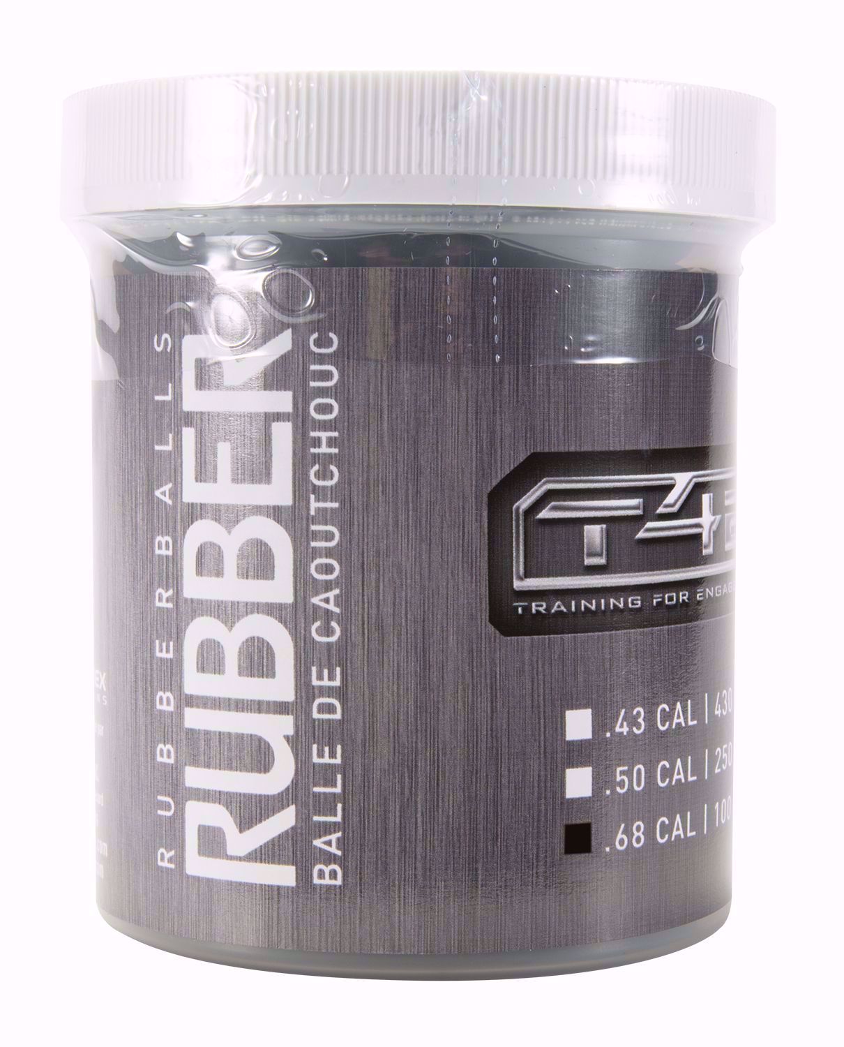 T4E .68 Caliber Rubber Ball Ammo - 100 Count in Black, alternate view 4