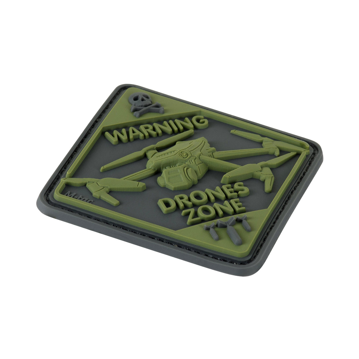 M-Tac Patch Drones Zone PVC in Black, alternate view 2