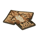 M-Tac MG Operator PVC Patch in Full COlor, alternate view 2