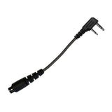 Tactical Radio Amplified Adapter/PTT for Headset(Hirose): Gentex, Ops-Core, OTTO, 3M Peltor ComTac, XPI, MSA, Helicopter, & More - 2 Pin Kenwood, BTECH/Baofeng, Rugged Radios, AnyTone, Alinco, Relm/BK Radio, Wouxon, Retevis