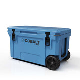 Super Cooler Roto-Moldado Cobalt de 55 Quartos com Rodas