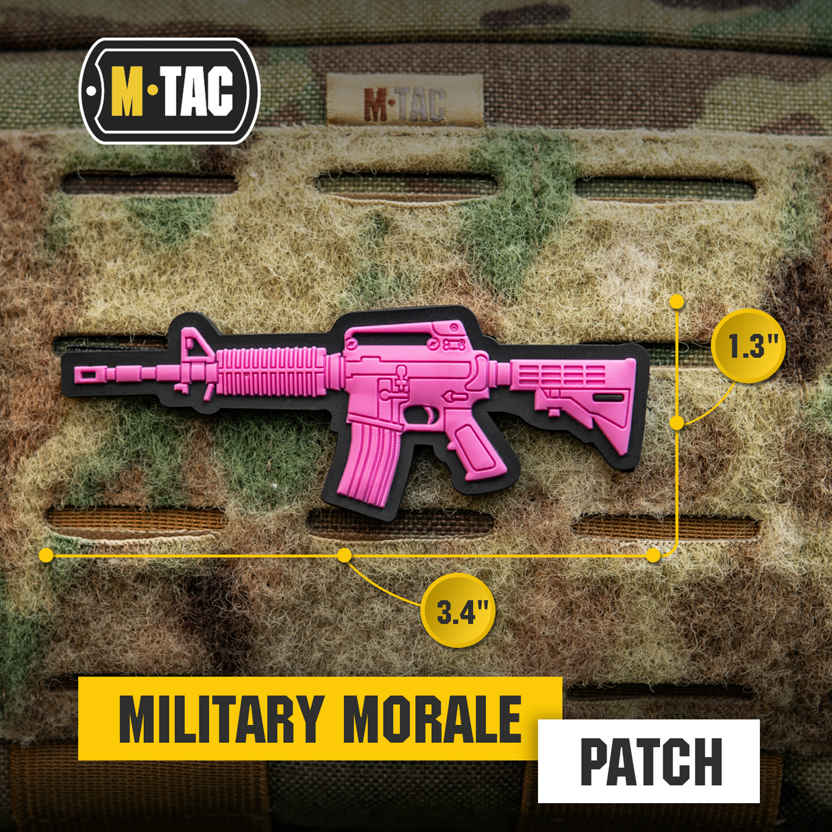 M-Tac Patch M4A1 3D PVC, alternate view 5