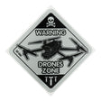 M-Tac Drones Zone Reflective Sticker, alternate view 2