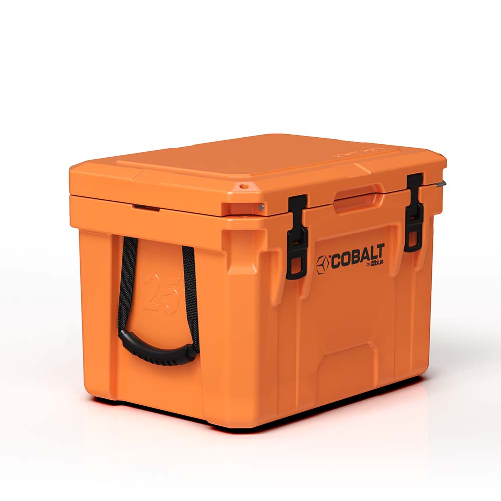 Super Cooler Roto-Moldado Cobalt de 25 Quartos