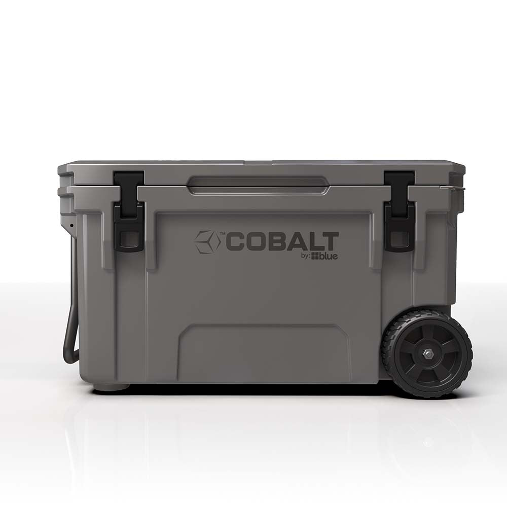Super Cooler Roto-Moldado Cobalt de 55 Quartos com Rodas