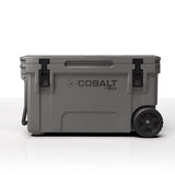Super Cooler Roto-Moldado Cobalt de 55 Quartos com Rodas