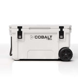 Super Cooler Roto-Moldado Cobalt de 55 Quartos com Rodas