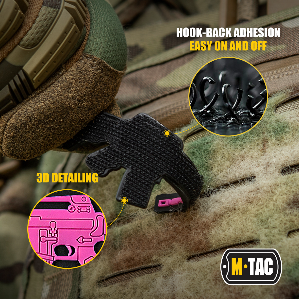 M-Tac Patch M4A1 3D PVC, alternate view 6