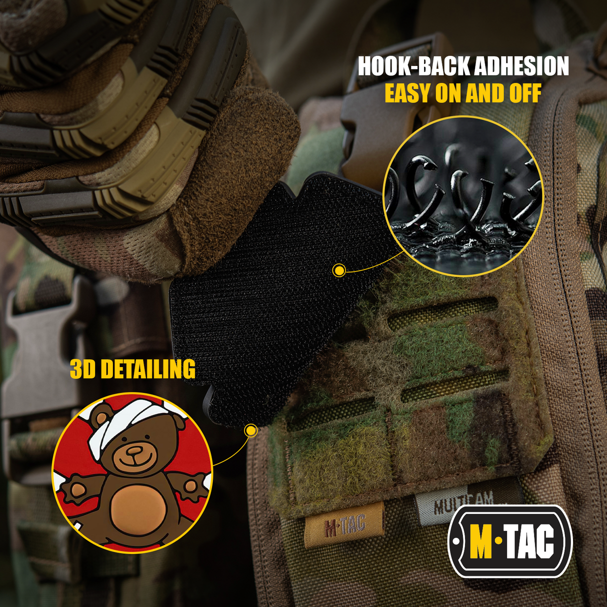 M-Tac Paramedic Bear PVC Patch, alternate view 5