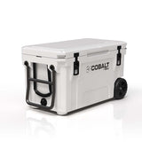 Super Cooler Roto-Moldado Cobalt de 55 Quartos com Rodas