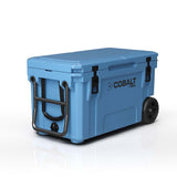 Super Cooler Roto-Moldado Cobalt de 55 Quartos com Rodas