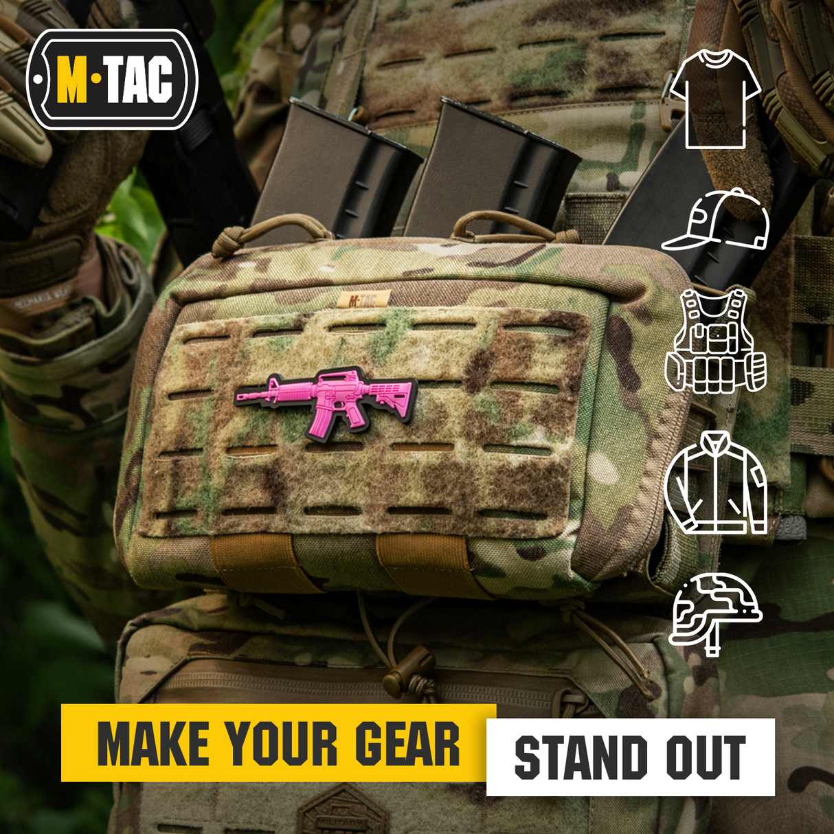 M-Tac Patch M4A1 3D PVC, alternate view 7