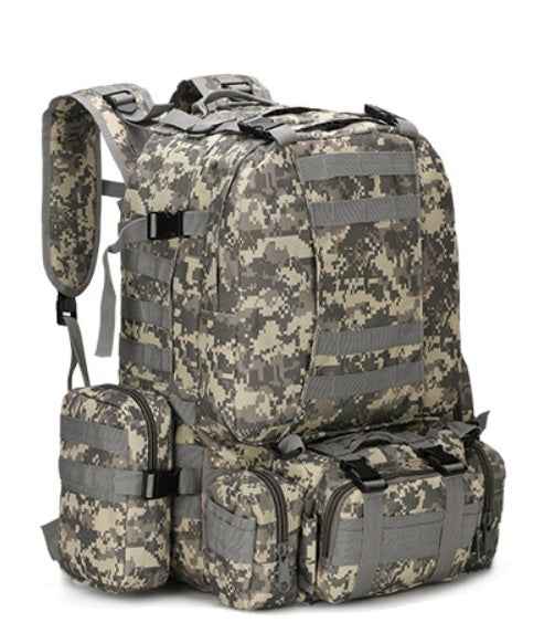 Raven Supply Camouflage Tactical Backpack in ArmyGreen, alternate view 8