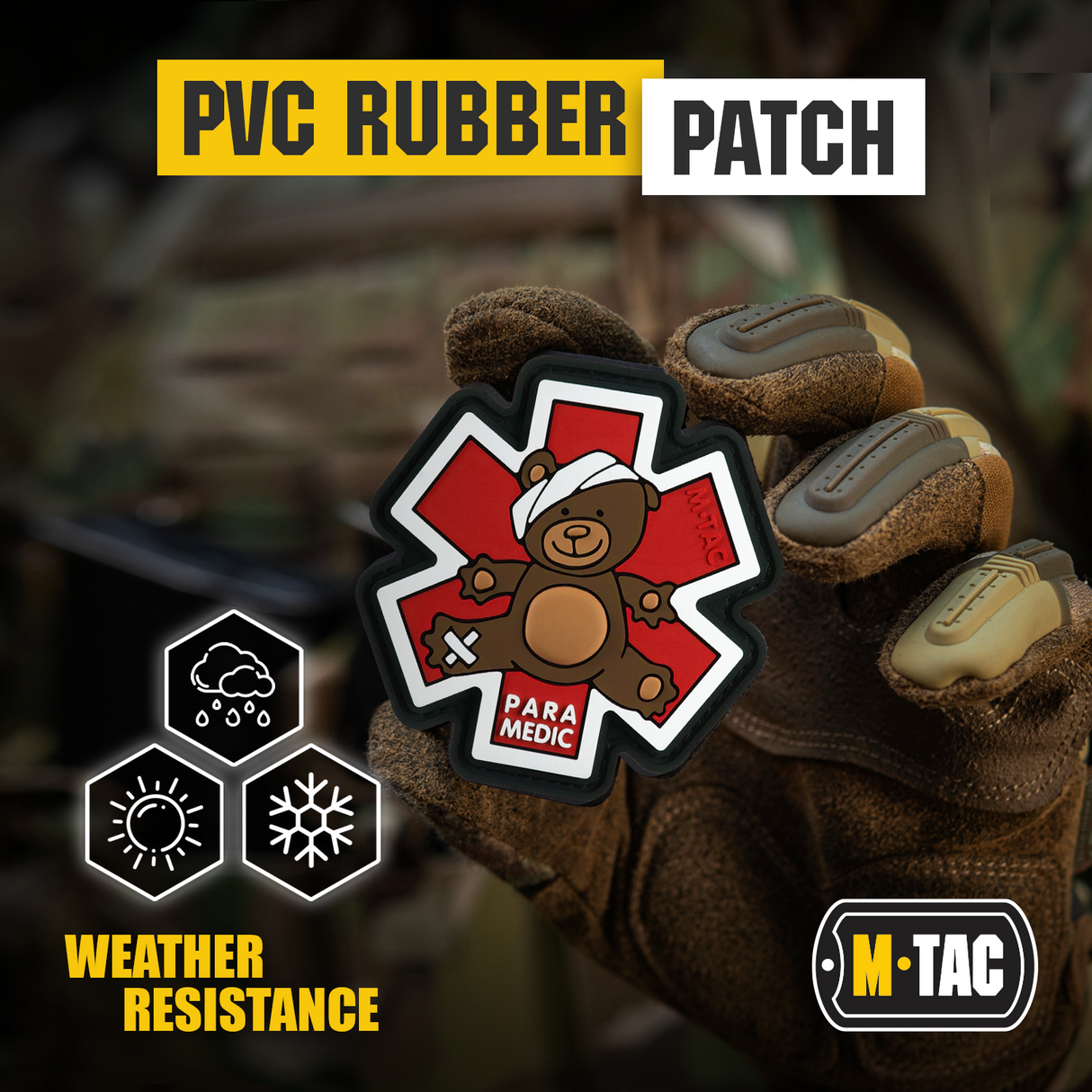 M-Tac Paramedic Bear PVC Patch, alternate view 7