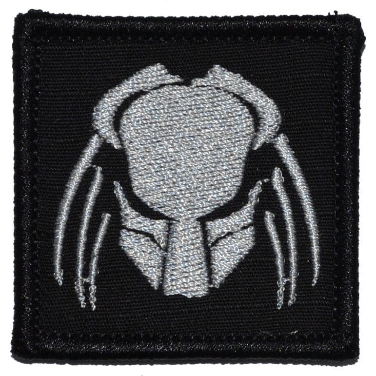 Predator Head - 2x2 Patch in Black