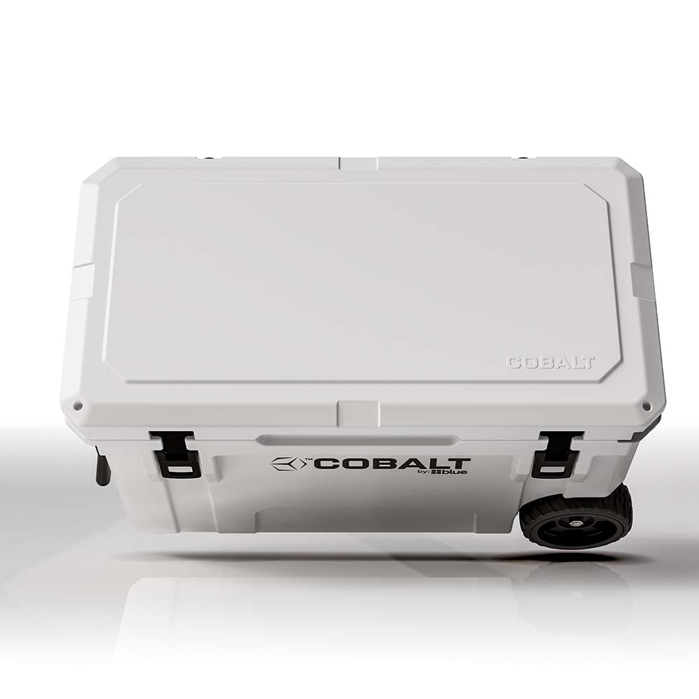 Super Cooler Roto-Moldado Cobalt de 55 Quartos com Rodas