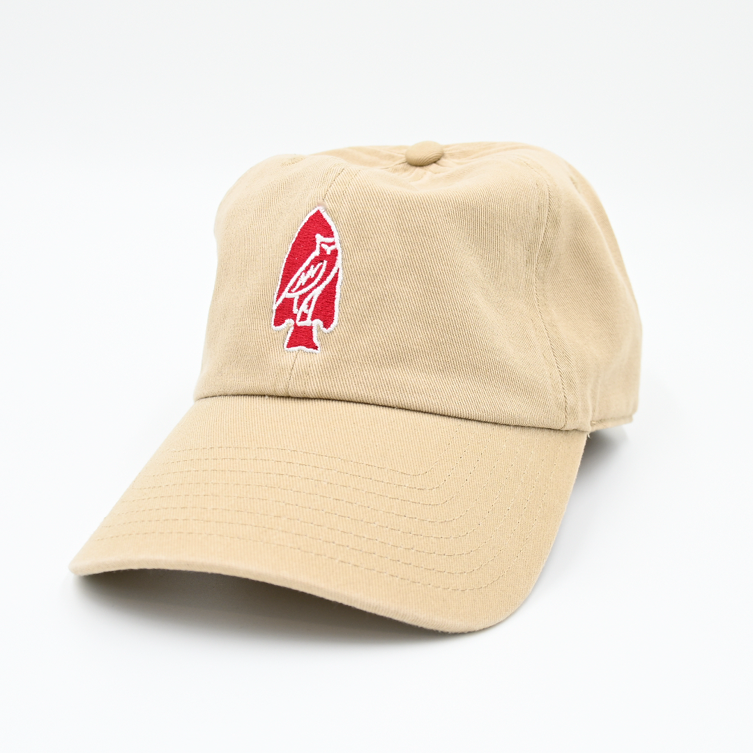 Ex Umbris Designs Arrowhead Embroidered Hat in Navy - Solid, alternate view 6