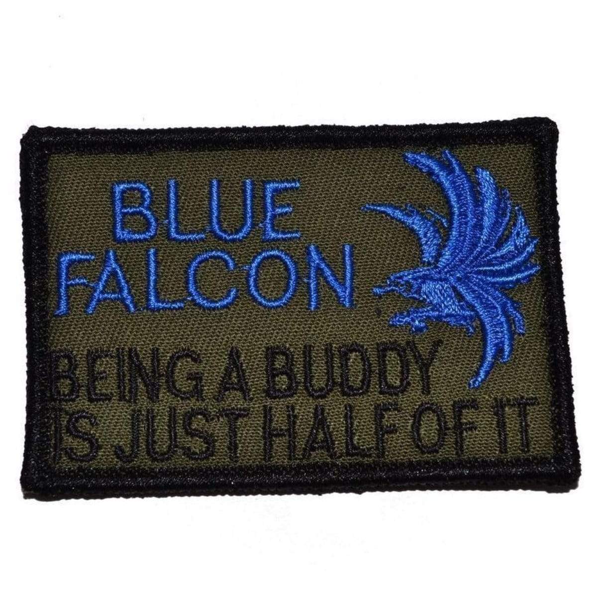 Blue Falcon - 2x3 Patch in Coyote Brown, alternate view 3