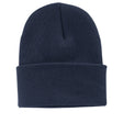 Fine Knit Watch Cap in Black