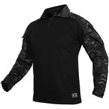 Army Tactical Desert Combat Shirt with Elbow Pad Inserts in Dark Camo, alternate view 2