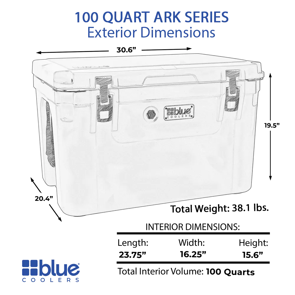 Cooler Roto-Moldado Série Ark de 100 Quartos