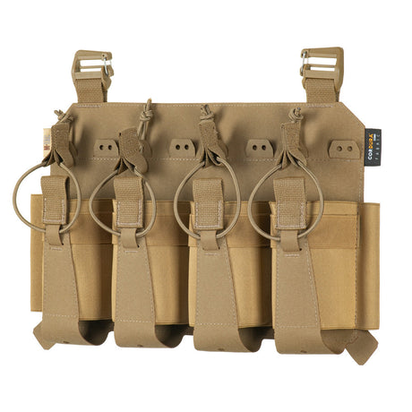 M-Tac Front Panel for Plate Carrier Cuirass QRS (4 Magazine) in Coyote
