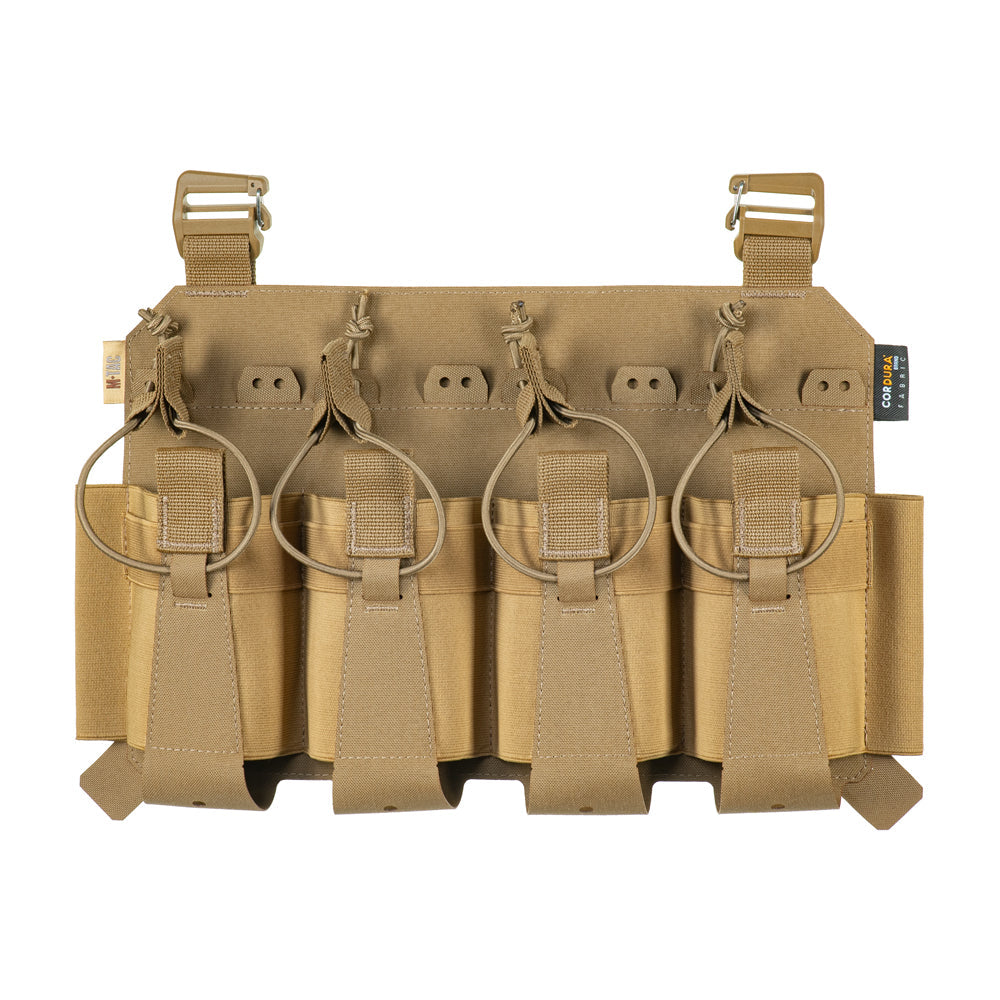 M-Tac Front Panel for Plate Carrier Cuirass QRS (4 Magazine) in Ranger Green, alternate view 3