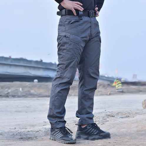Outdoor Multi-Legged Tactical Pants in Gray, alternate view 8