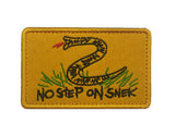 Raven Supply No Step on Snek Embroidered Morale Patch in P002351PVC Black, alternate view 2